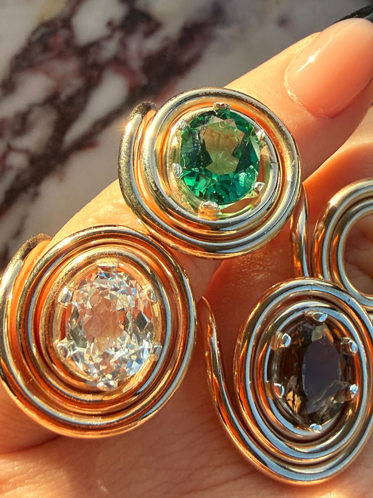 Silhouette Ring Emerald